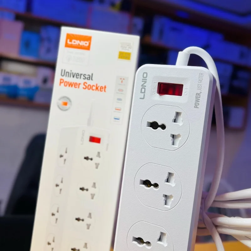 Rallonge Électrique Multiprise LDNIO Universal Power Socket – Multiprise Universelle 2500W 5