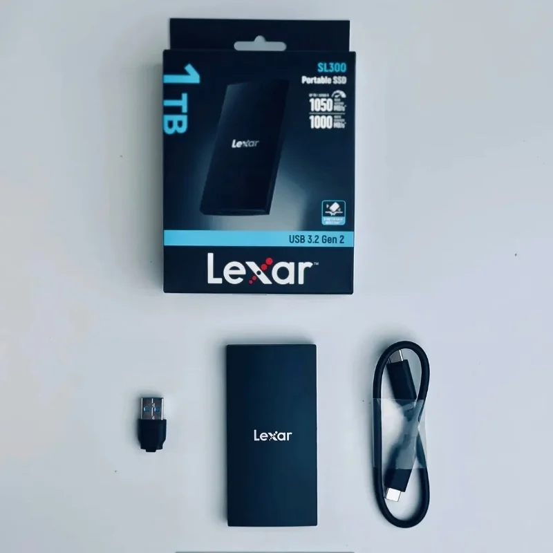 SSD Externe Portable 1To - Lexar SL300  3