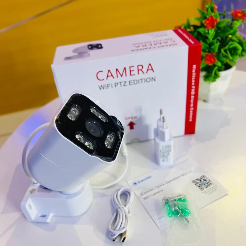 Caméra de Surveillance Wi-Fi PTZ Full HD 4