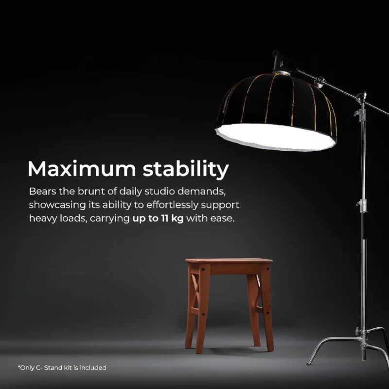 TRÉPIED C-STAND PROFESSIONNEL AVEC BRAS GIRAFE 3