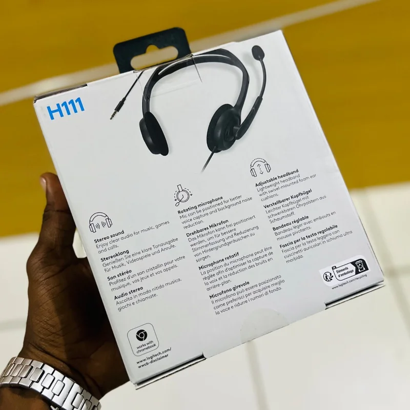 Logitech H111 – Casque Filaire avec Microphone 3
