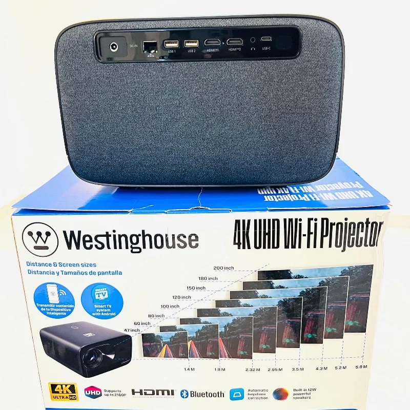 Westinghouse Cinéma Professionnel Ultra Haut de Gamme 4K UHD (200 Pouces) 4