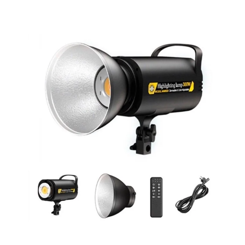 PROJECTEUR LED STUDIO MM8820 300W AVEC TRÉPIED ROBUSTE 2,8 M 4
