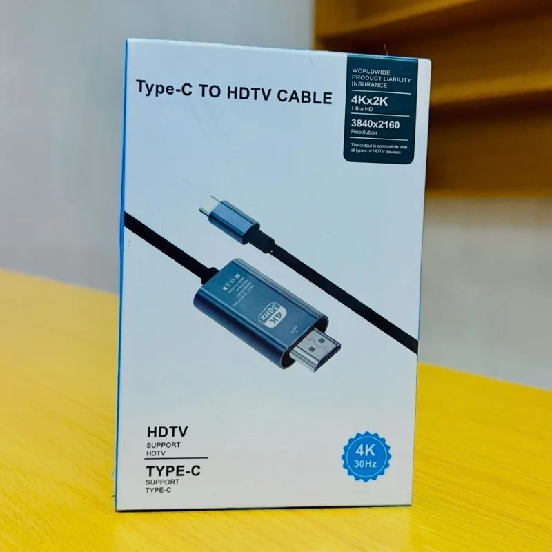 Type-C vers HDTV – Câble Adaptateur 4K 30Hz