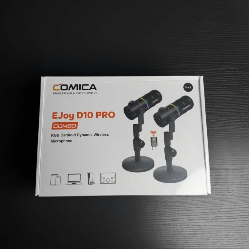COMICA EJoy D10 Pro D Combo – Double Micro Sans Fil Professionnel 2