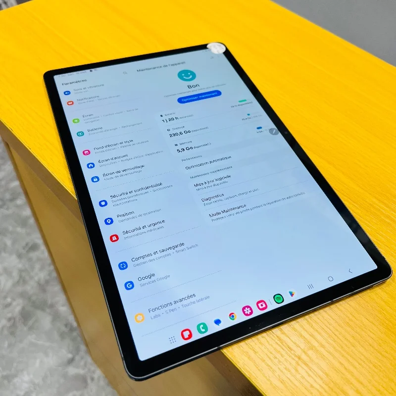 Tablette Galaxy Tab S9+ 5G ( 256Go 12ram ) 2