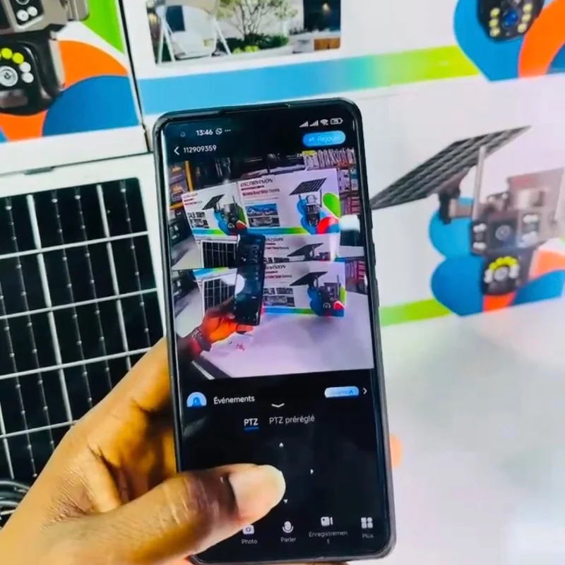 OscarVision – Wifi Caméra de Surveillance Solaire Sans Fil Double Caméra 4