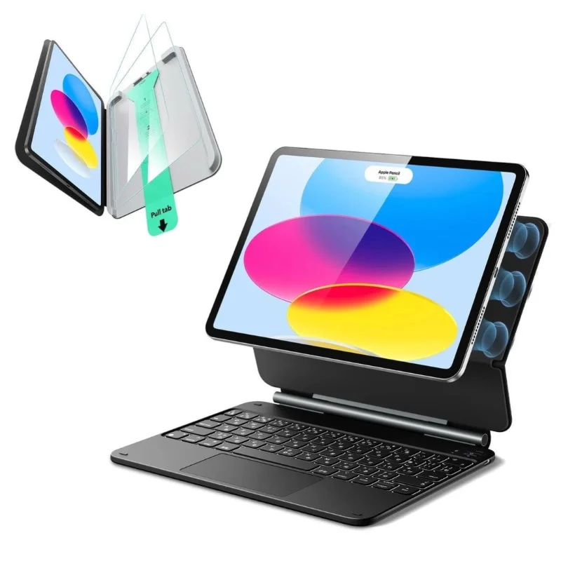 Étui Clavier Magnétique Rétroéclairé pour iPad 10e Génération (10,9”) - photo 1