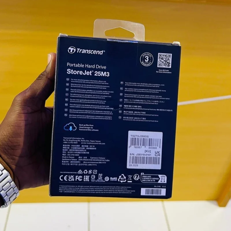 Disque Dur HDD Externe 2To - Transcend  2