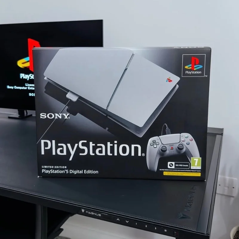 PlayStation 5 Slim Édition Numérique – 30e Anniversaire – 1 To - photo 1