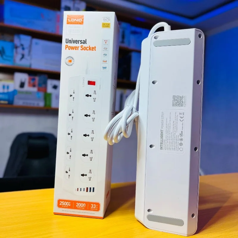 Rallonge Électrique Multiprise LDNIO Universal Power Socket – Multiprise Universelle 2500W 4