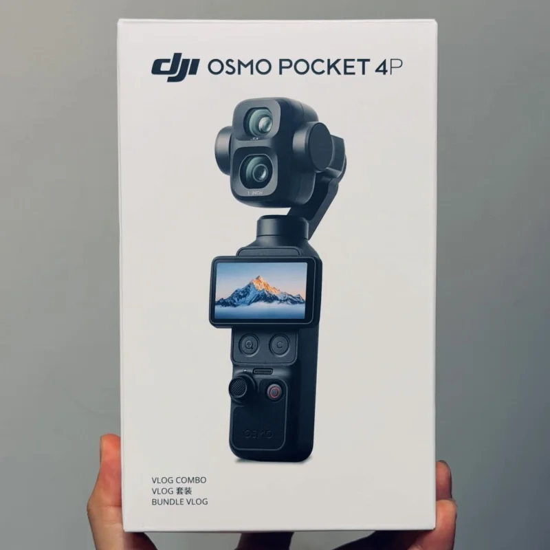 DJI Osmo Pocket 4P Vlog Combo – Caméra de Poche Stabilisée 4K