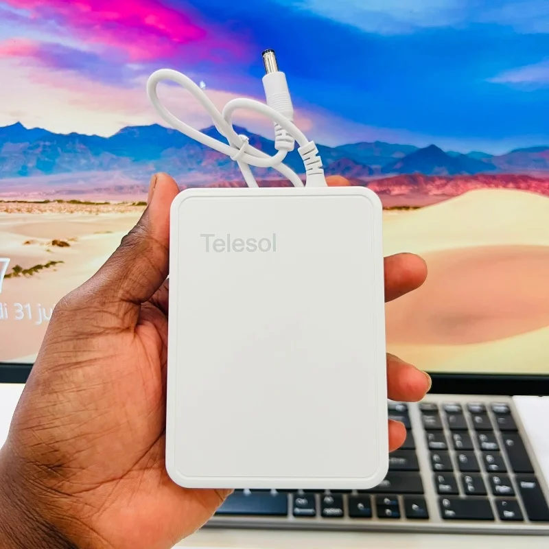 TELESOL TU10 UPS – Mini Onduleur Intelligent 10 000 mAh 5
