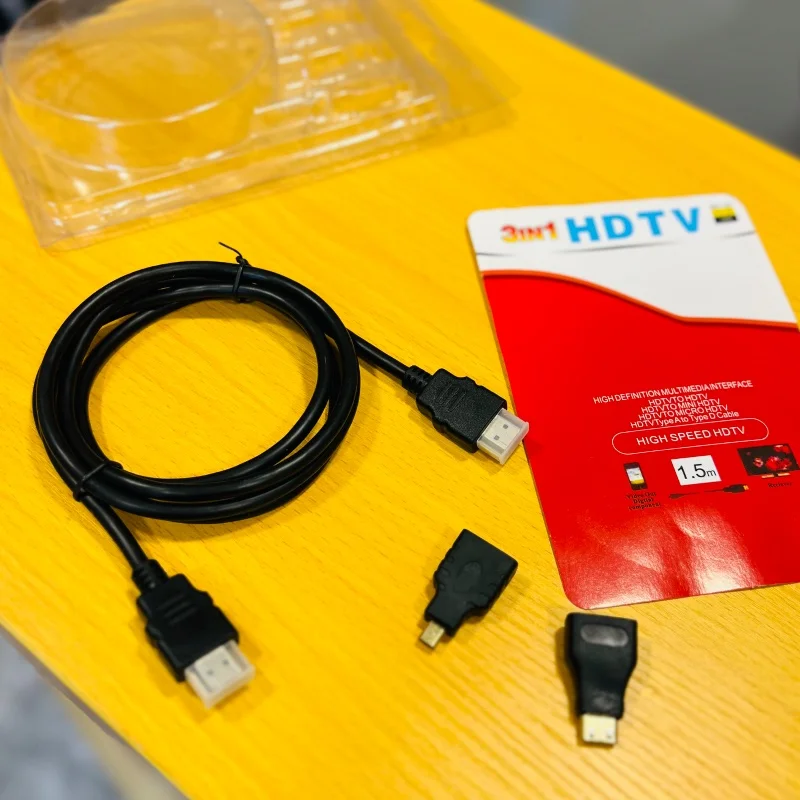 Câble HDMI 3-en-1 – 1,5 m | HDMI / Mini-HDMI / Micro-HDMI 6