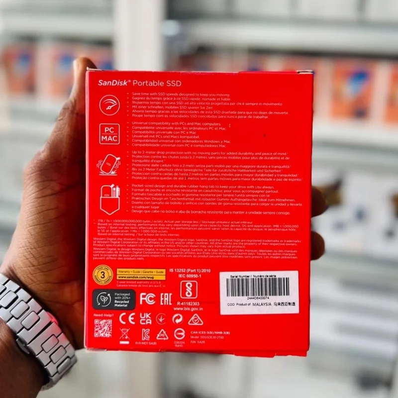 SanDisk Portable SSD – 1To & 2To 4