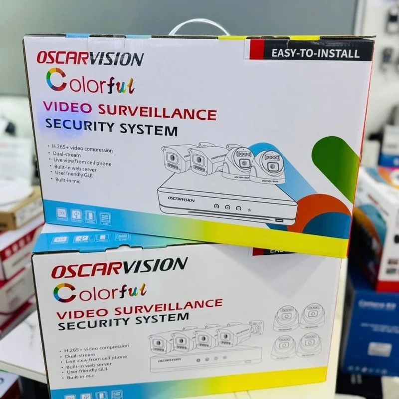 Oscar Vision – Kit de 4 Caméras Vidéosurveillance Analogique  5MP 5