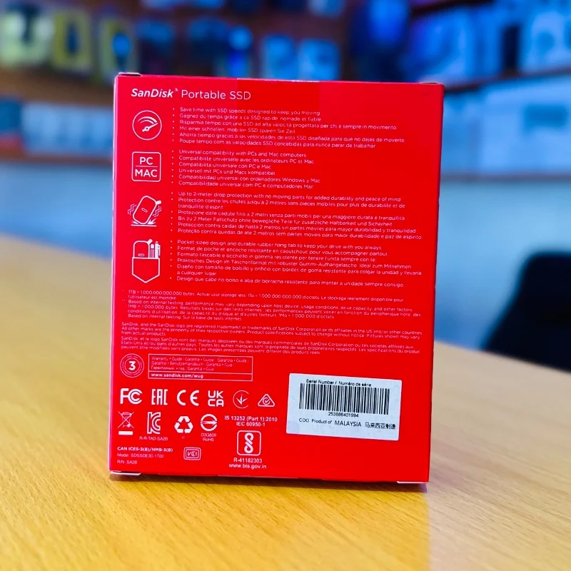 SanDisk Portable SSD 1 To – Stockage Rapide et Fiable 5