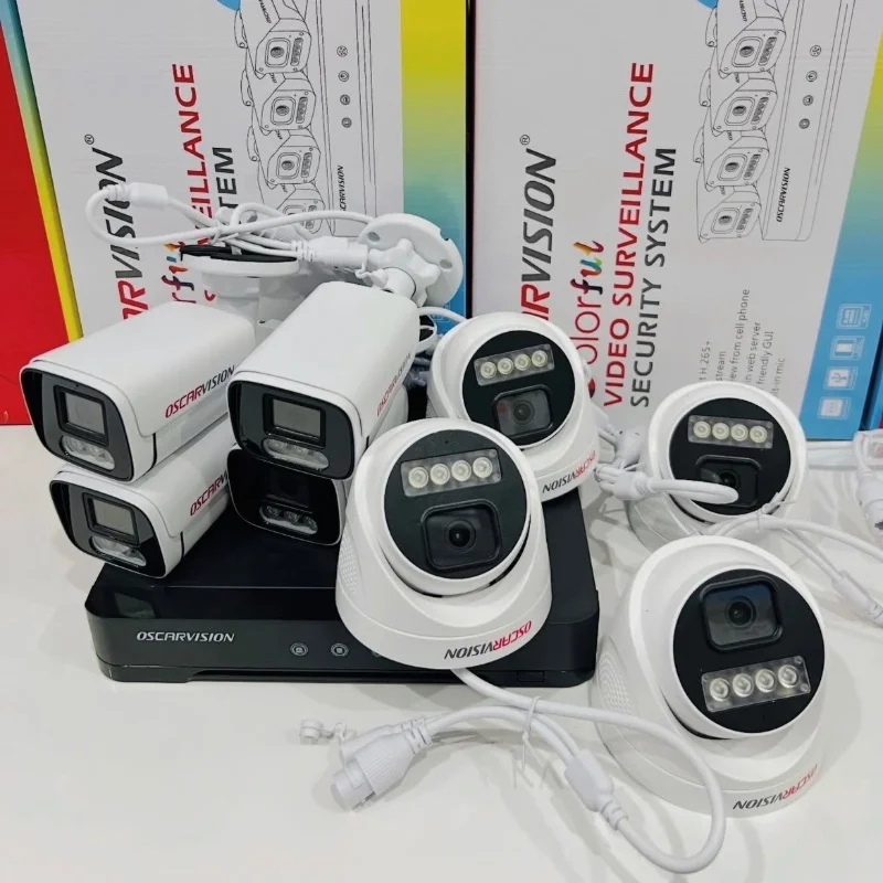 Oscar Vision – Kit de 8 Caméras Vidéosurveillance IP PoE ( 5MP ) 3