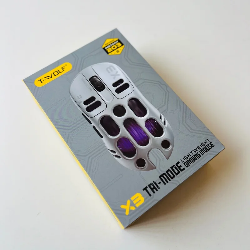 T-WOLF X3 – Souris Gaming Tri-Mode Ultra-Légère 5