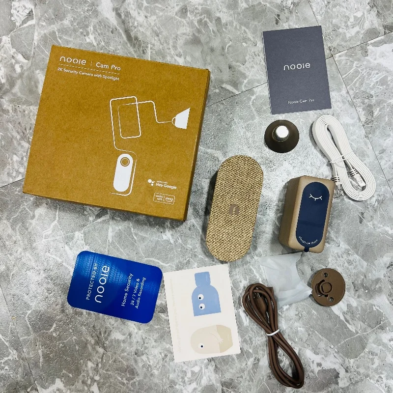 Nooie kit de 1Cam Pro 2K – Caméra de Sécurité Extérieure Sans Fil 5