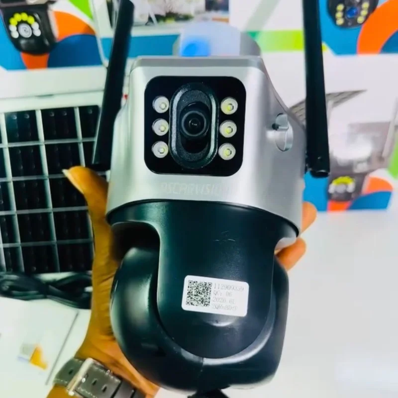 OscarVision – Wifi Caméra de Surveillance Solaire Sans Fil Double Caméra 5