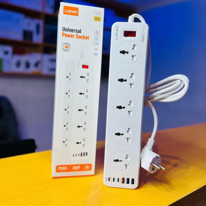 Rallonge Électrique Multiprise LDNIO Universal Power Socket – Multiprise Universelle 2500W — photo 1