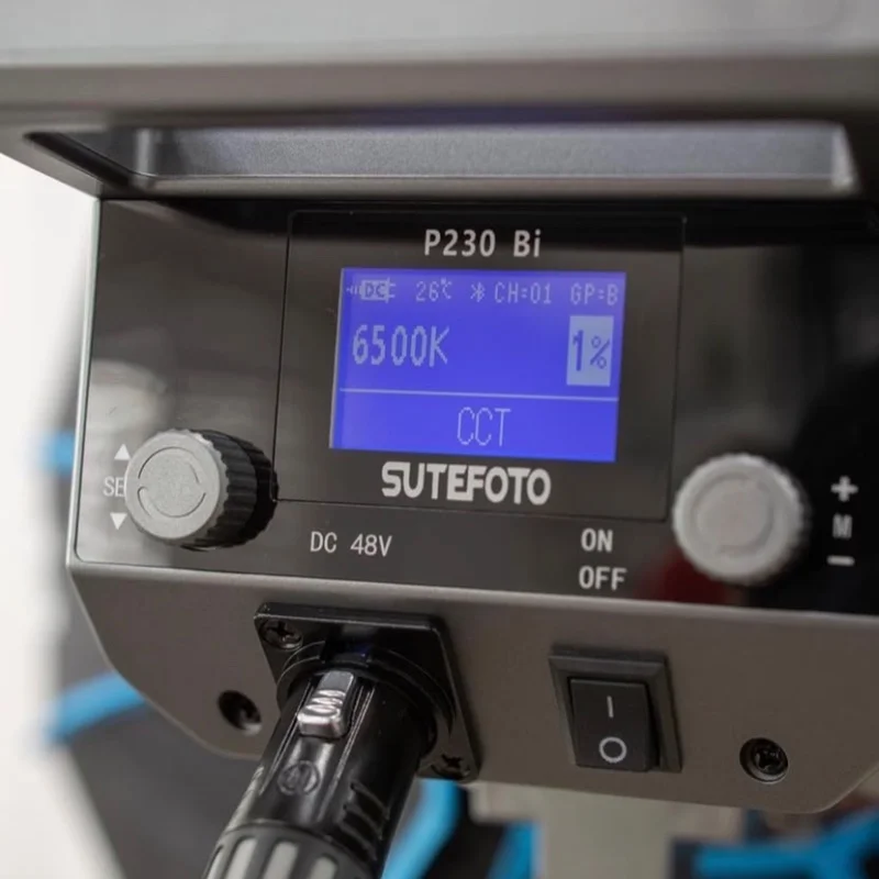 SUTEFOTO P230 Bi – Projecteur LED Studio COB Bicolore 3
