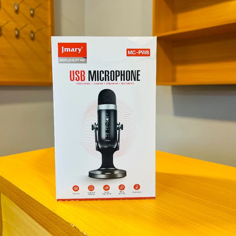 Jmary MC-PW8 – Microphone USB pour Podcast, Gaming & Streaming 2