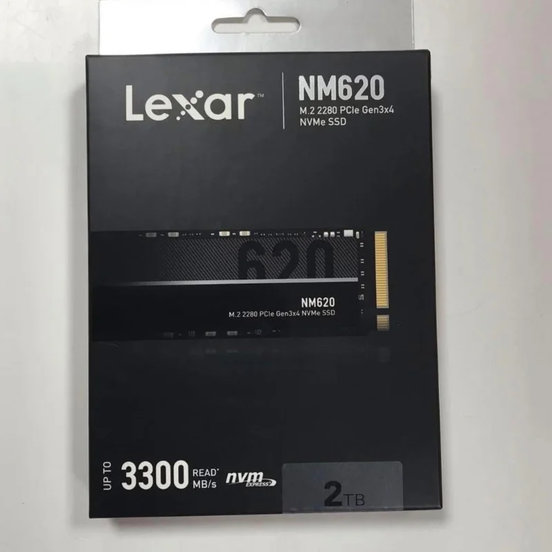 Lexar NM620 – SSD NVMe M.2 2280 PCIe 3.0 – 2 To 4