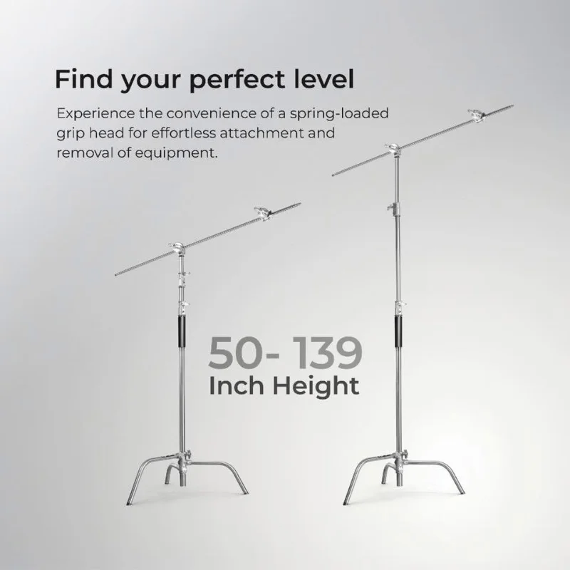 TRÉPIED C-STAND PROFESSIONNEL AVEC BRAS GIRAFE 6