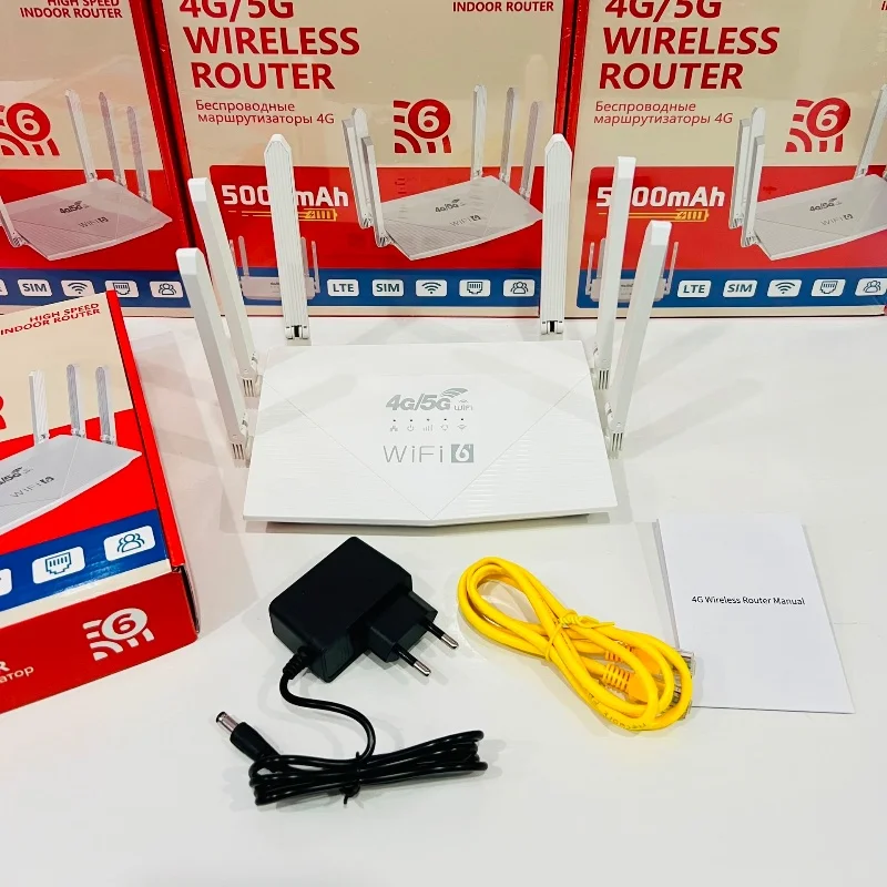Routeur Wi-Fi 4G/5G WR900 – Wi-Fi 6 | Batterie 5000 mAh 3