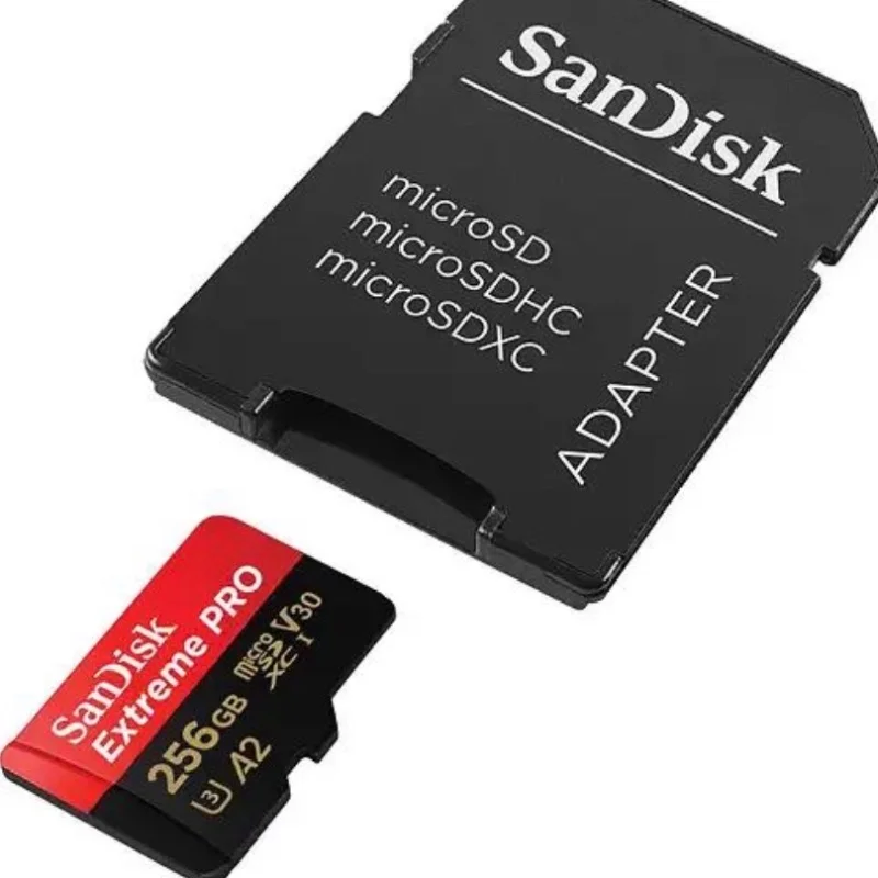Carte Mémoire SanDisk Extreme PRO microSDXC 256 Go – UHS-I avec Adaptateur SD 3