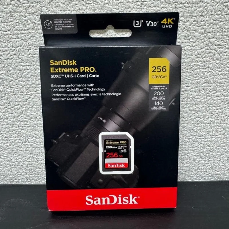 Carte SD SanDisk Extreme PRO SDXC 256 Go – UHS-I | U3 | V30 - photo 1