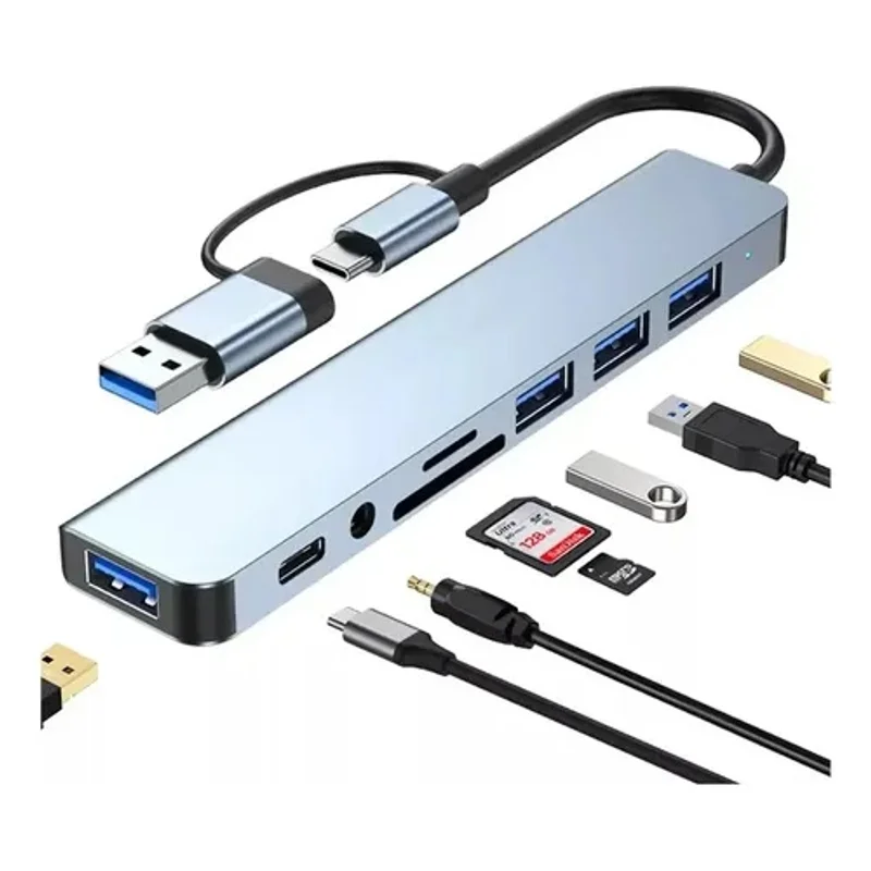 Adaptateur USB-C Multifonction 8-en-1 — photo 1