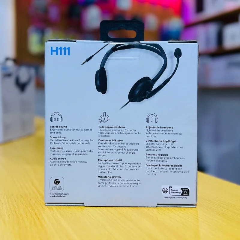 Logitech H111 – Casque Filaire avec Microphone 6