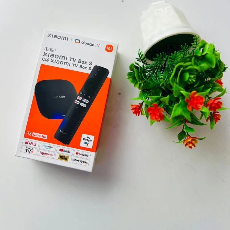 Xiaomi TV Box S (3Gen ) 4K Ultra HD – Google TV 6
