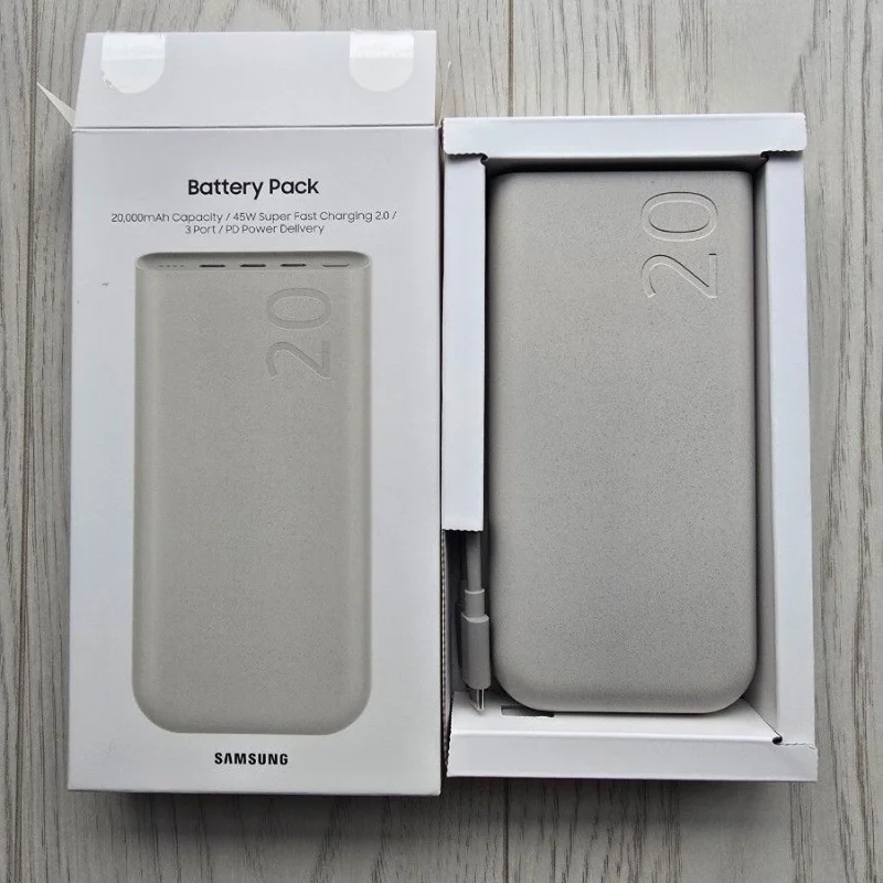 Samsung Battery Pack 20 000 mAh – 45W Super Fast Charging 2.0 2