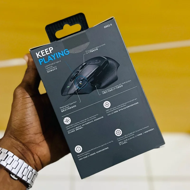 Souris Logitech G502 X LIGHTSPEED  4