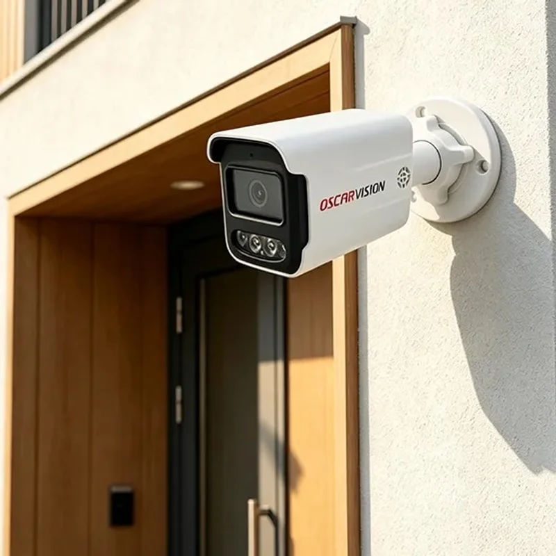 Oscar Vision – Kit de 4 Caméras Vidéosurveillance IP PoE 5MP 5