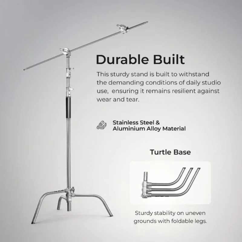 TRÉPIED C-STAND PROFESSIONNEL AVEC BRAS GIRAFE - photo 1
